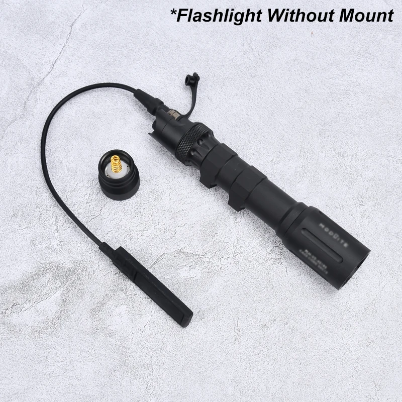Tacitcal Airsoft Metal PLHv2 Gun Light 1300 LM With Metal Dual Function Switch High Power M-lok Keymod Picatinny Mount Hunting