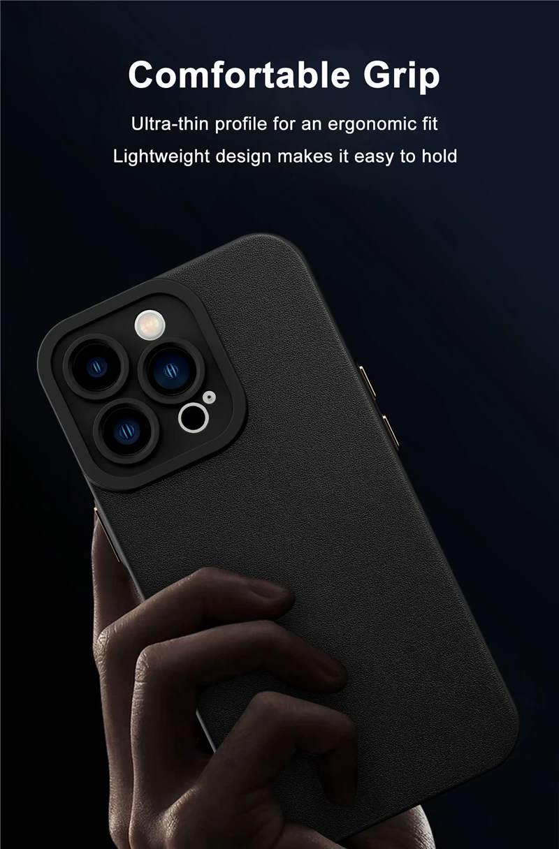 iphone 13 mini slim case Solid Color Leather Texture Silicone Phone Case For iPhone 13 12 11Pro Max X XR XS Max 7 8 Plus Camera Protection Soft TPU Cover iphone 13 mini case cheap