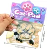 New Transparent Patch Cat Paw Decompression Toys Kawaii Cartoon Antistress Stress Relief Slow Rising Toys For Adult Kids Toys 6