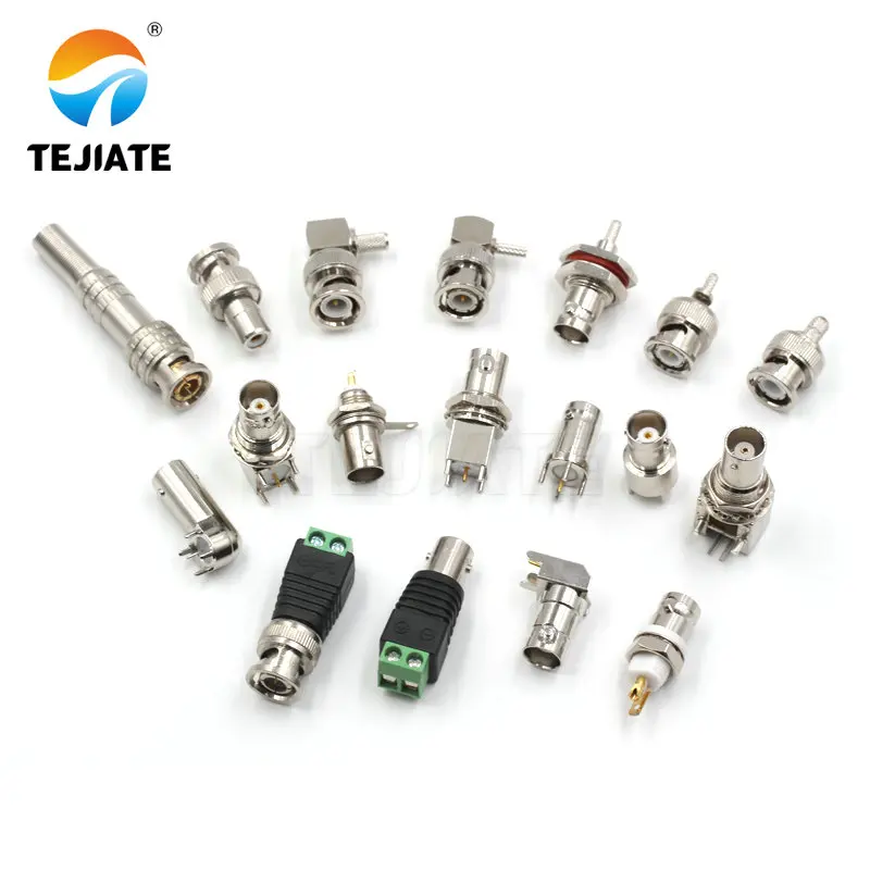 1ชิ้นตัวเชื่อมต่อแบบ BNC-K/J ต่อแบบตรงที่ข้อศอกทั้งทองแดงตัวเมียและตัวผู้แผง PCB-Mount BNC-KE โคแอกเซียล BNC-KY BNC-JY BNC-KYWE 1