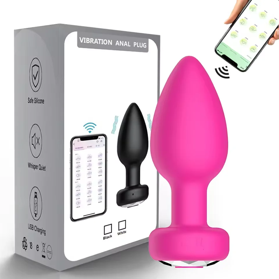 Wireless Control Anal Vibrator Men Butt Plug Men Prostate Massager Stimulator Female Masturbator Adult Sex Toys for Women Gay