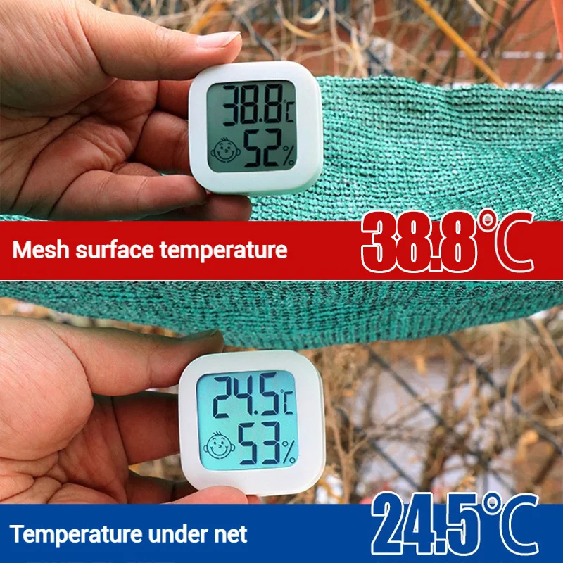 Outdoor Sunshade Net Anti-UV Garden Sunshade Sail Net Balcony Patio Canopy Yard Shade Mesh Swimming Pool Camping Awning