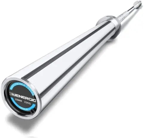 

45LB Barbell 7 Foot Bar with Hard Chrome Sleeves for 2" Plates 1500-lbs Capacity Available, for Gym Home Exercises, Weight