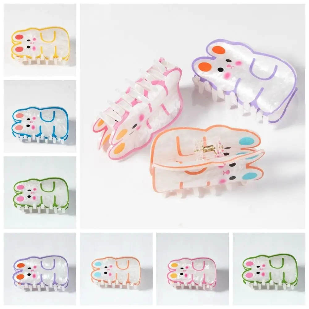 

Акриловый зажим для волос кролика симпатичный зажим для захвата геометрический зажим для волос с животными головной убор корейский зажим для волос с акулой для путешествий