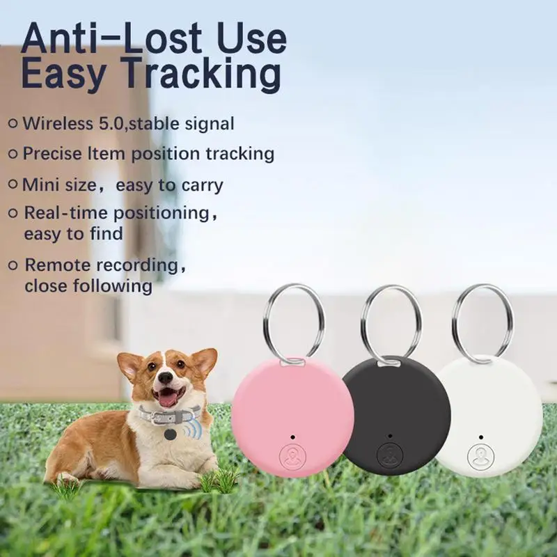 1PCS Mini GPS Tracker Bluetooth5.0 Anti-Lost Device Pet Kids Bag Wallet Tracking IOS Smart Finder Locator Accessories