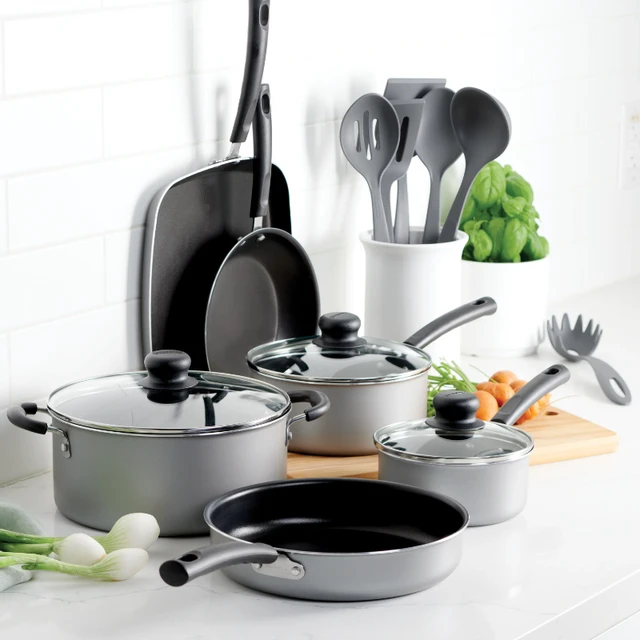 Pots & Pans 12 Pc Aluminum Nonstick Cookware Set - Tramontina US