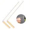 2pcs 99.9%Pure Copper Copper Probes Rod For Divination Tool With Wooden Handles 13.86 X 6.93 X 0.71 Inches Water Rods 6