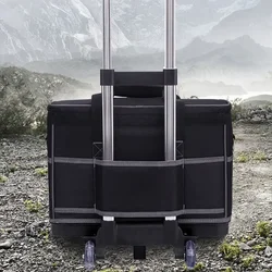 Plastic Bottom Thickened Tool Bag Multi-functional Wear-resistant Waterproof Trolley Bag Multi-pocket Large-capacity Toolkit