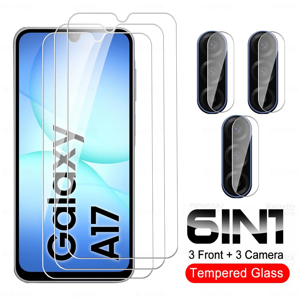 8-in-1 Tempered Glass HD Lens and Screen Protector