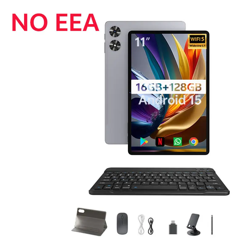 SVITOO 11インチ 2025 タブレット Android 15 オクタコア T606 16GB