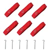 A28F-6Pcs Beach Volleyball Lines Equipment Portable Red Lines Marking Court Marker For Sand Training Beach Outdoor Sports 3