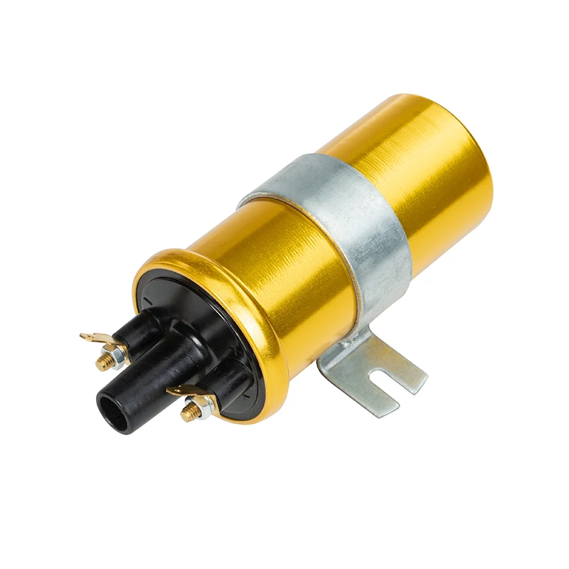 Car High Performance Standard 12V Sports Ignition Coil Points Condenser Based with Non Ballast Ignition System Universal ignition coil igniter