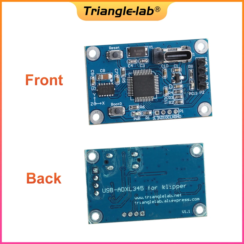 Trianglelab Usb Adxl345 Acelerômetro para Impressora 3d Calibração Automática Interface Usb - Imagem 6