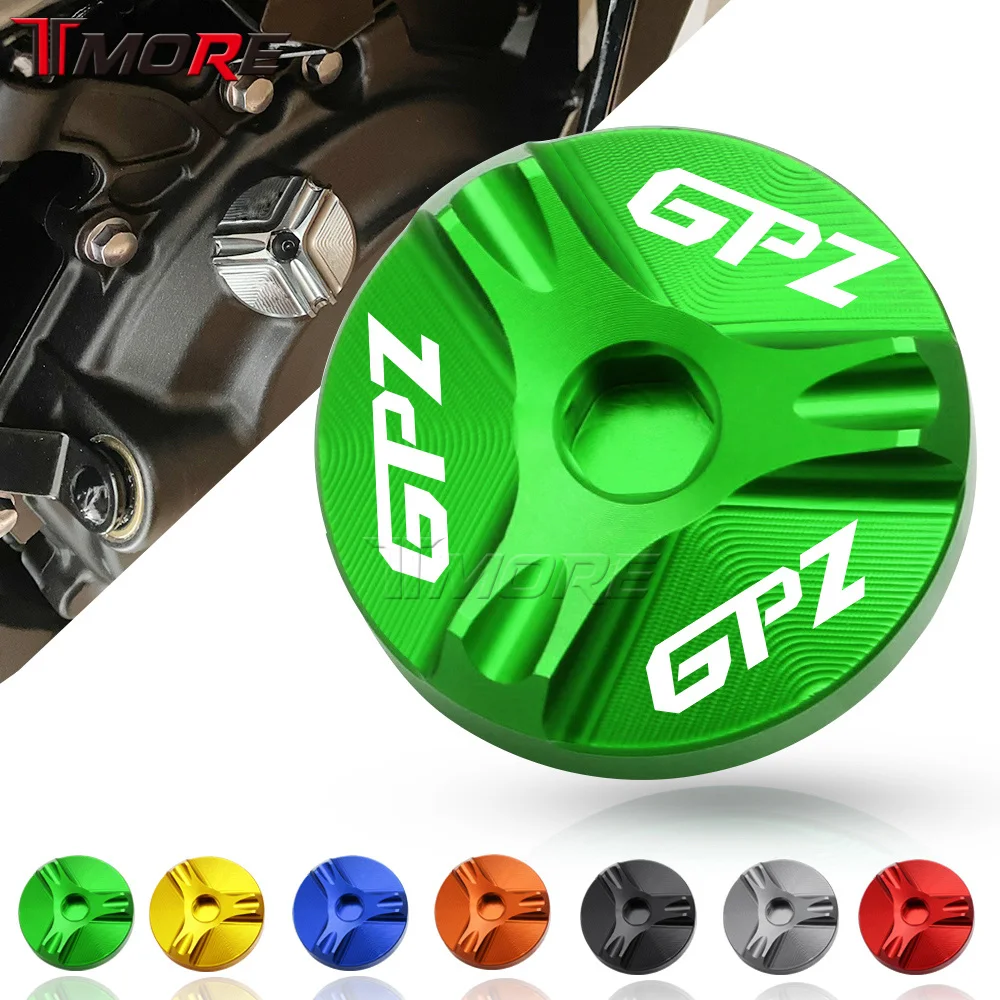

Oil Filler Cup For Kawasaki GPZ GPZ1100 GPZ400R/S GPZ550 GPZ750 GPZ900R Motorcycle CNC Engine Oil Drain Plug Sump Nut Cup Cover