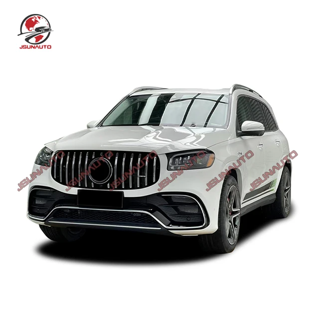 For Benz 2022 GLS X167 Upgrade To GLS AMG GLS63 Style Front Bumper Grill  Rear Bumper Diffuser For 2020 GLS400 450 580 X167 - AliExpress