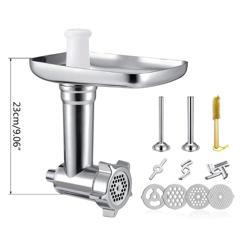 Metal Grinder Attachments for-KitchenAid Stand Mixers Grinder Sausage Stuffer Attachment