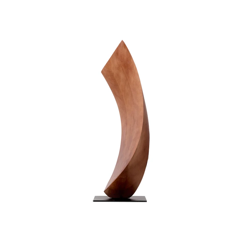 

HXL Wooden Sculpture Artwork Hotel Hallway Decoration Exhibition Hall Abstract Wood Carving Crafts