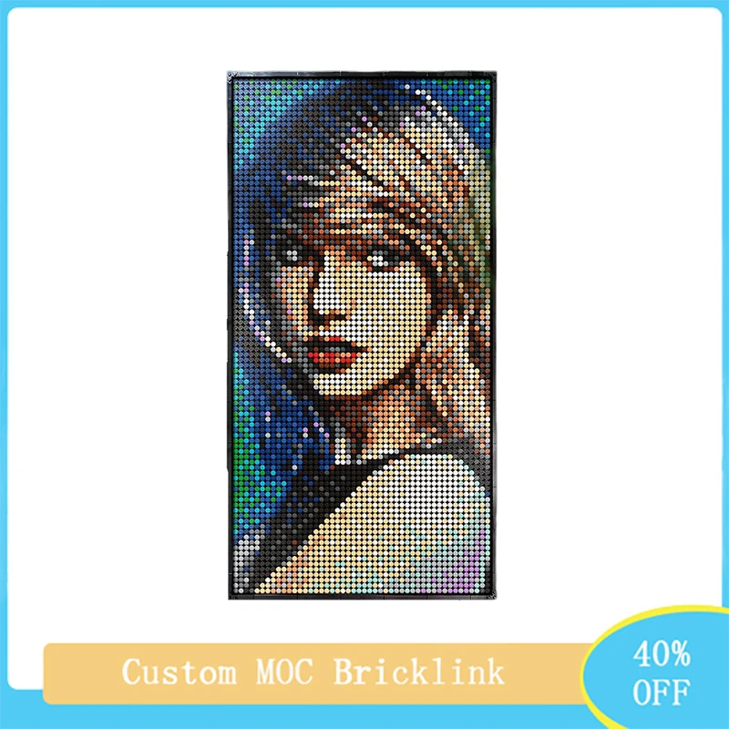 

Hot Selling New Creative Expert Moc Custom Design Character Portrait Art Diy Educational Children's Toy Gift MOC-112394