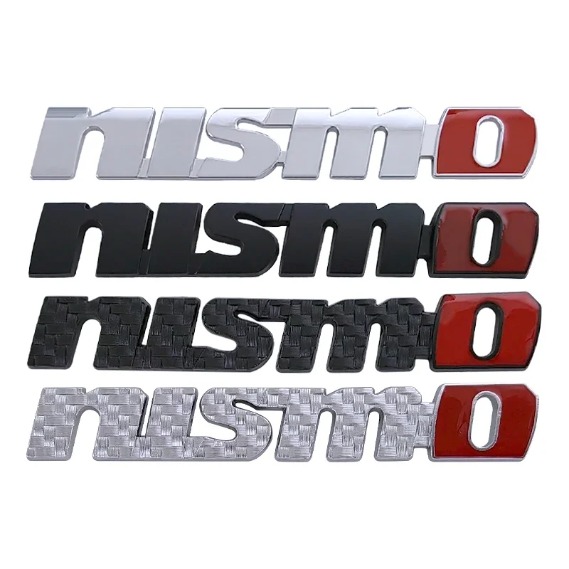 3D Metal Nismo Badge Logo Lettere Car Trunk Emblem Decal Per Nissan Gtr Juke Sentra Y62 370Z 350Z Leaf Nismo Sticker Accessori