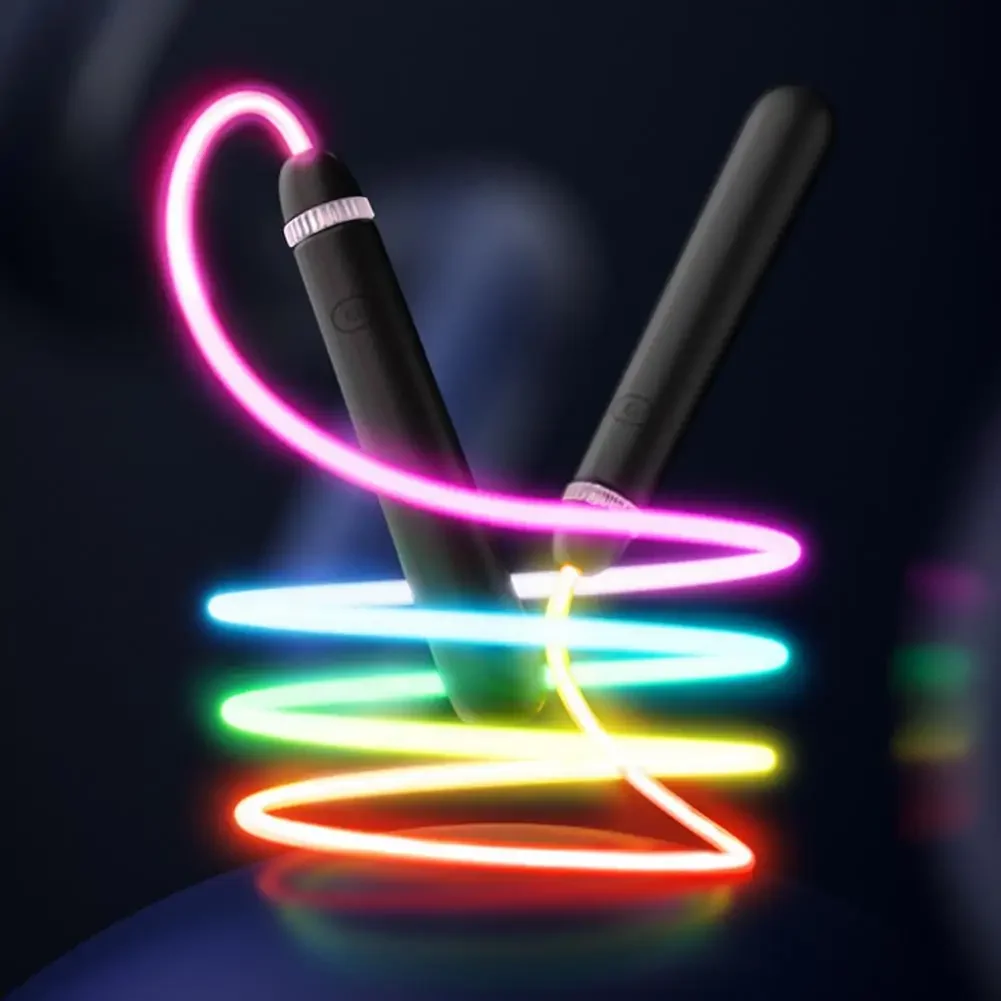 2.8M Children's Luminous Jump Rope Light-up Skipping Ropes USB Rechargeable LED Jumping Rope Kids Adults Fitness Training 5