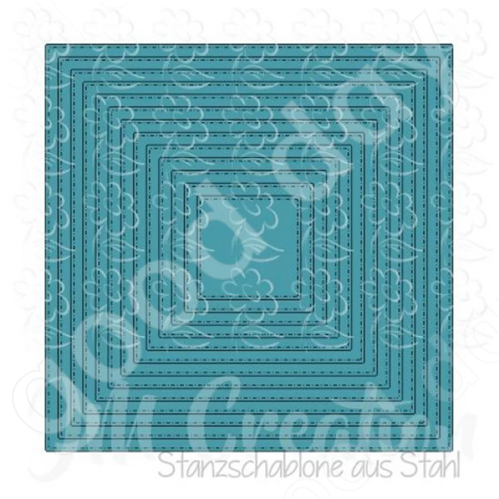 

Arrival 2022 New Frame punch quad Metal Cutting Dies Scrapbook Diary Decoration Embossing Template DIY Greeting Card Handmade