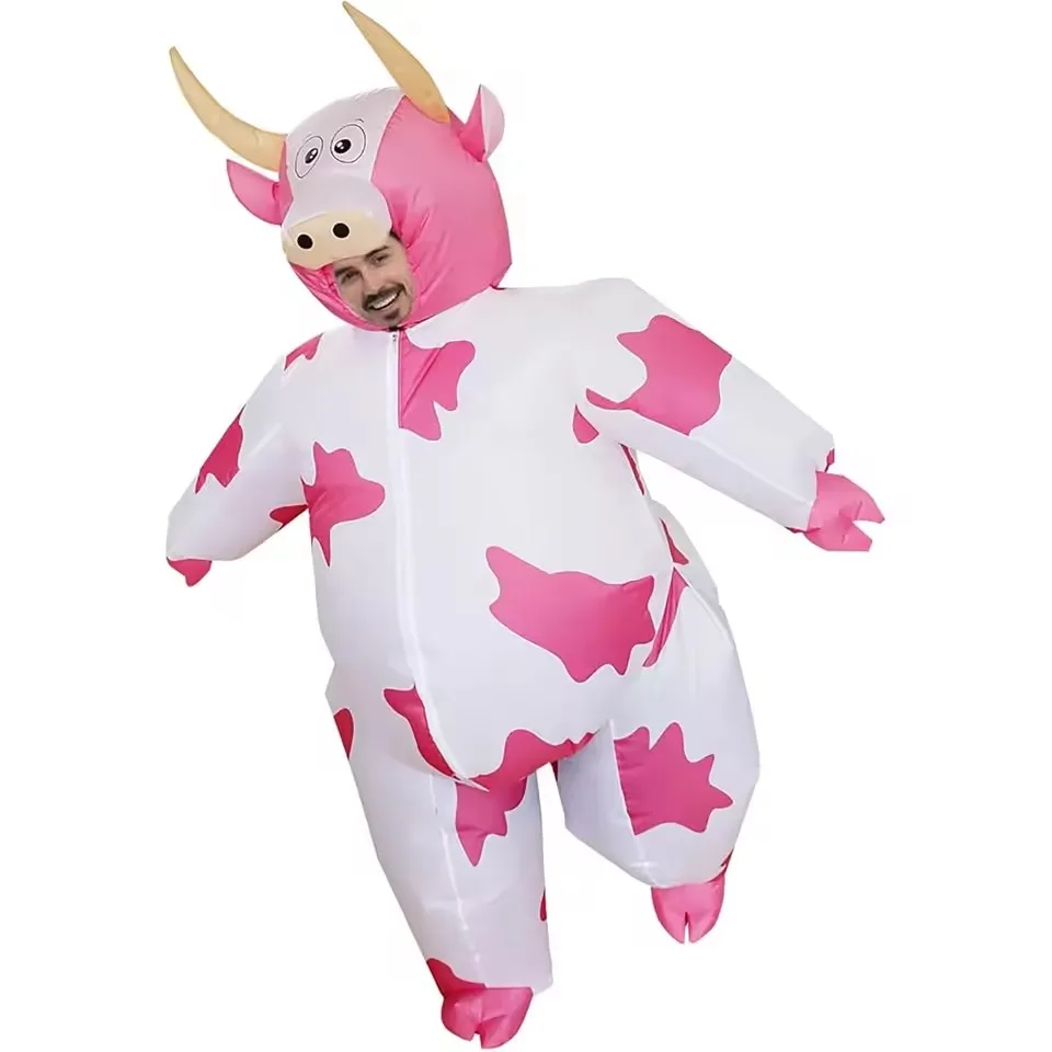 Cow Inflatable Monster Costume Scary Blow Up Cosplay For Adult Halloween Christmas Party Festival Stage