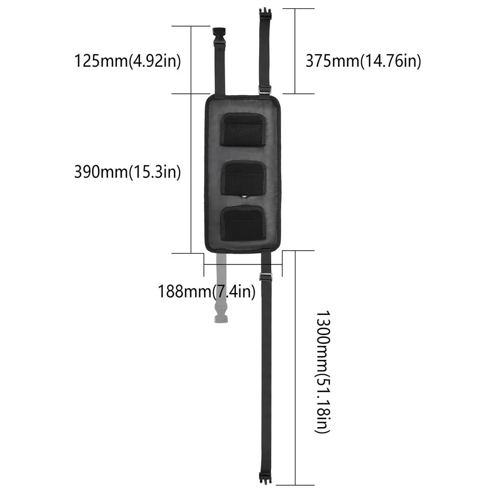 2pcs Car Vehicle Backseat Fishing Rod Carrier Tie Strap Tackle Storage Accessory Automobiles Fishing Rod Holders
