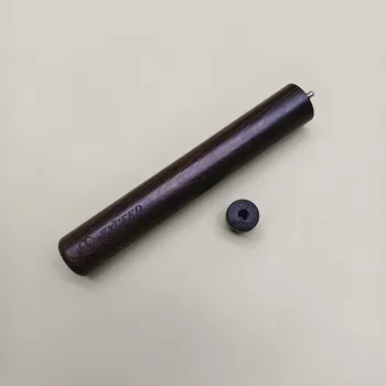 Prolunga per Stecca da Biliardo Exceed, Realizzata a Mano in Legno di Ebano con Paracolpi, Lunghezza: 8 Pollici, Φ:32mm