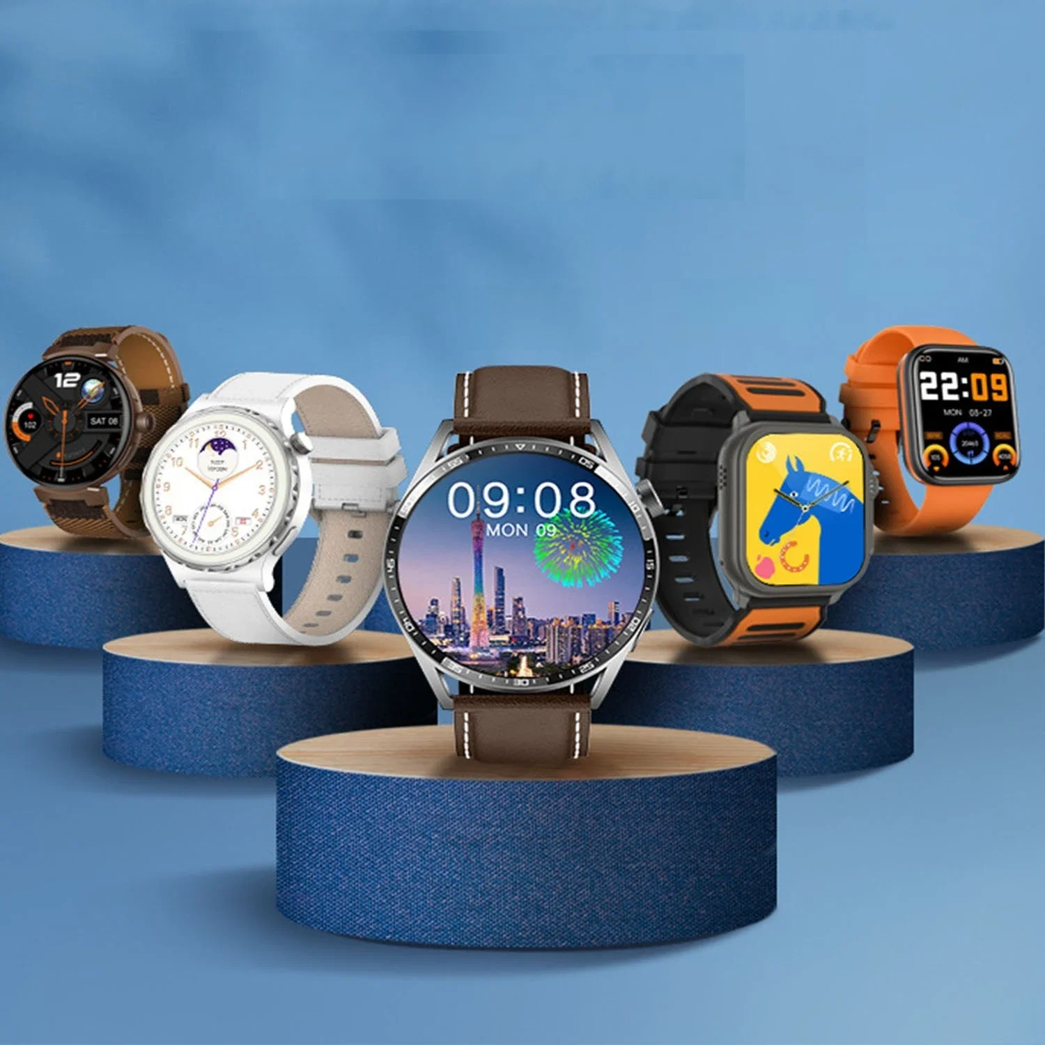 

Smart Watch,1.91" Fitness Tracker,With Heart Rate,Blood Pressure Oximetry,Sport Measure,Sleep Detection,Bluetooth Call Function