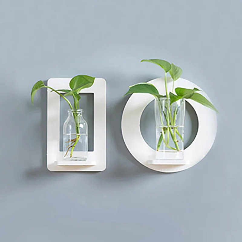 Stand Shelf Wall Flowers Shelf Household Product Shelfs Flower Vase