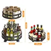 360°Rotation Spice Rack Organizer Jar Cans Non-Skid Storage Tray for Seasonings Kitchen storage rack Kitchen Accessories 5