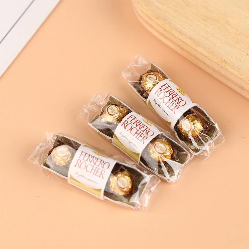 

1Pcs Dollhouse Simulation Mini Chocolate Dollhouse Food Decoration Toy Dolls House Accessories Pretend Play Toys Wholesale