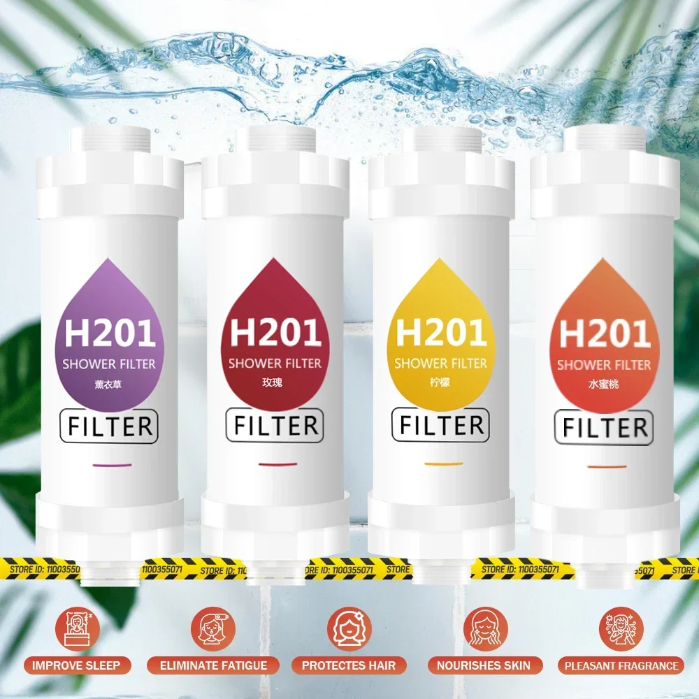 Filter For Shower Scented Shower Head Water Softener Improve Hair Skin Removal Shower Purifier Bathroom Accessories 4