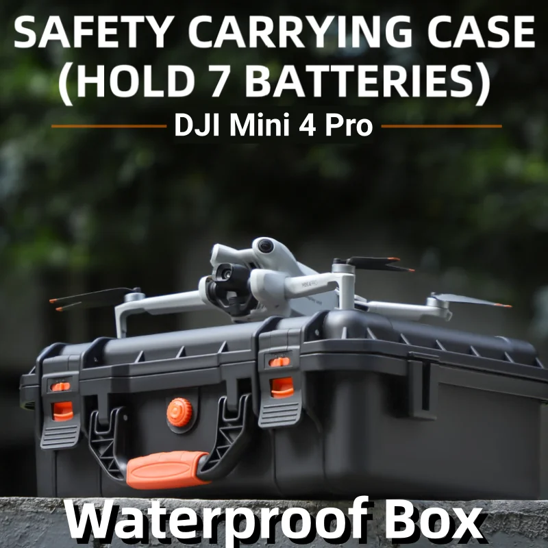 Dji Case Drone Case Drone Accessories Drone Storage Bag Waterproof Case For DJI Mini 4 Pro Carrying Box Mini 4 Pro Travel Storage Bag For DJI RC-N1 RC Drone Explosion Proof Accessories