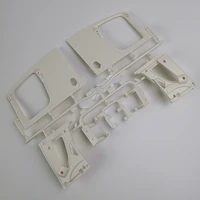 Hercules Hobby 1/14 Scale Plastic Tractor Truck Model Kit 2 Axle Actros with Opening Door 2