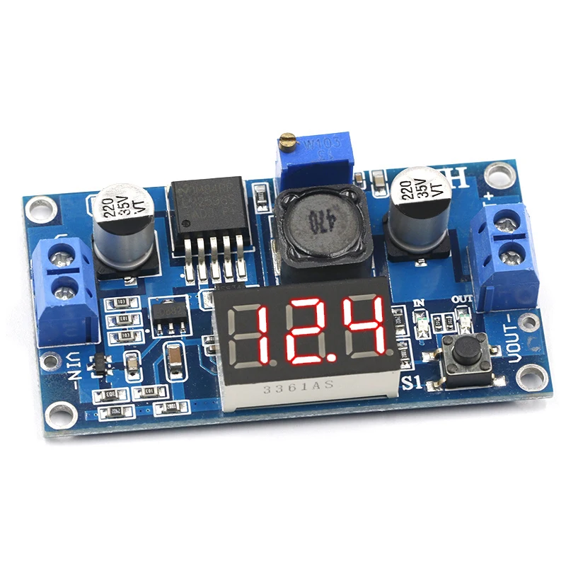 Lm2596 Dc Dc Step Down Converter Regolatore Di Tensione Display A Led Voltmetro 4.0 ~ 40 A 1.3-37V Adattatore Buck Alimentatore Regolabile