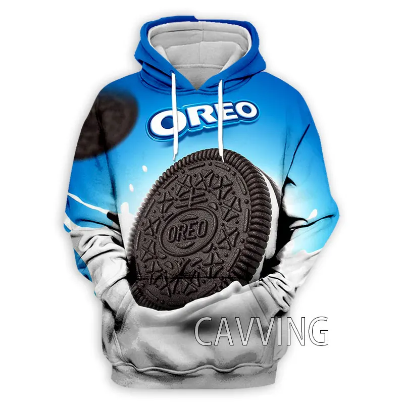 New Fashion 3D Printed  OREO  Hoodies Hooded Sweatshirts Harajuku  Hoody  Tops Clothing for Women/men 4