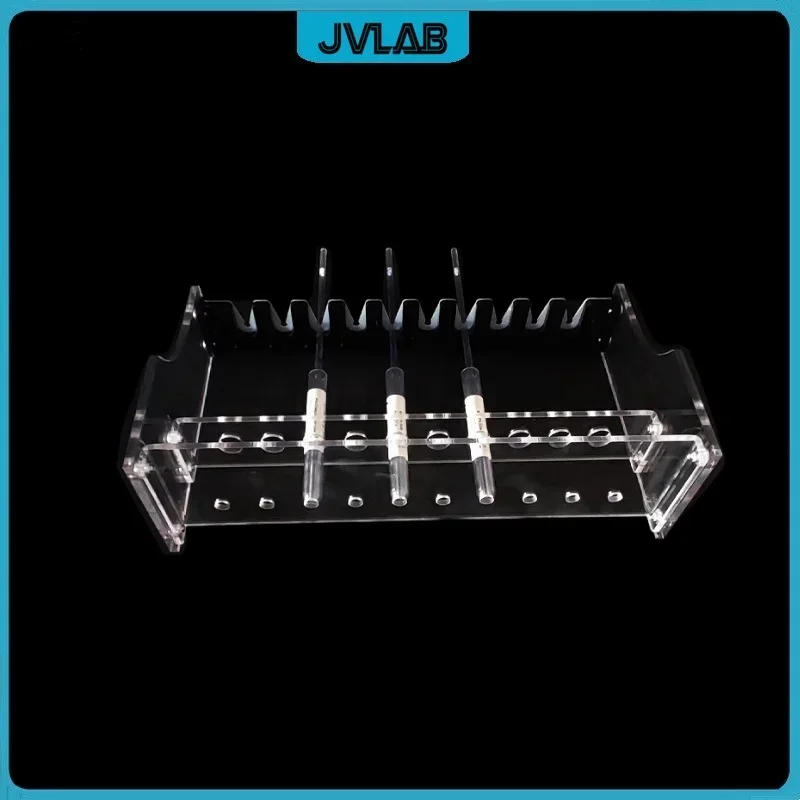 Westergren Tube Holder Plexiglass Rack For Erythrocyte Sedimentation Rate (ESR) Testing10-well Pack of 1/EA