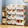 Toy Storage Organizer - Toy Organizers and Storage with Bookshelf, Toy Storage Shelf with 3 Shelves and 12 Storages Bins 1