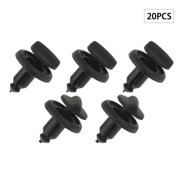 Lot de 2 clips de fixation pour coffre arrière de voiture Juke F15  799161KA3A - En plastique gris