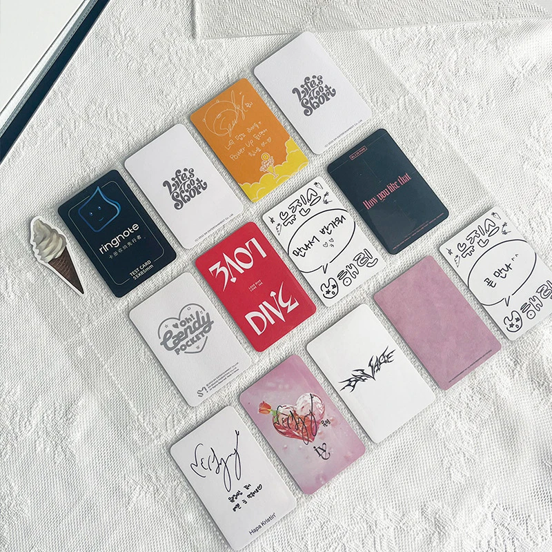 Kpop Photocard Binder Album - Heart Design Stationery & Birthday Gift