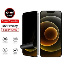 Película de hidrogel antiespía para IPhone, protectores de pantalla de privacidad para IPhone 6 7 8 Max Pro 12 11 Plus, 13 XS MAX X XR, sin cristal, 1-3 Uds.