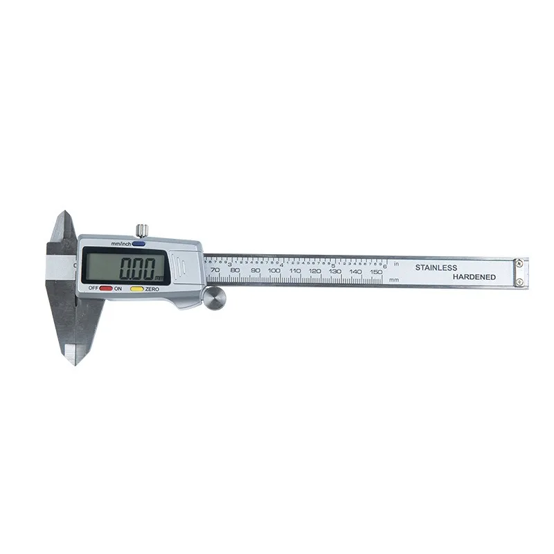 Vernier Caliper 6 Inch 150mm Digital Stainless Steel Micrometer Measuring Tool Depth Ruler Messschieber Paquimetro