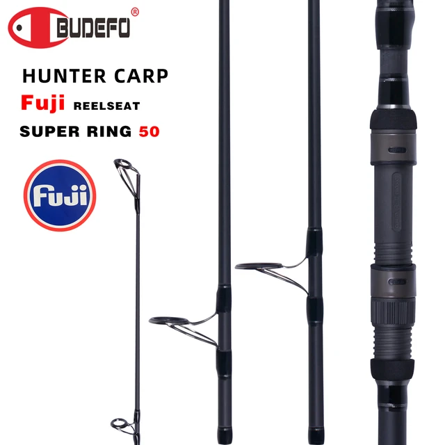BUDEFO HUNTER CARP Fishing Rod 3.96m FUJI REELSEAT 50mm Guide High Carbon  Surf Spinning Casting Hard Throwing Shot to About 180M - AliExpress