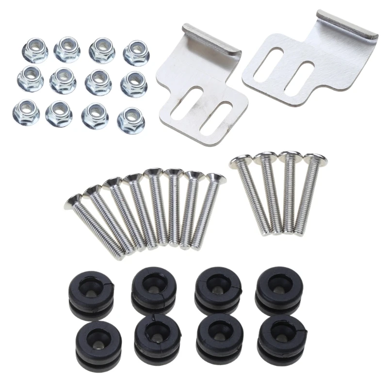 

Motorcycle Fasteners Side Luggage Case Fasteners Motorbike Frame Mount Bracket Accessory Screw Bolts Lock Support Drop Shipping