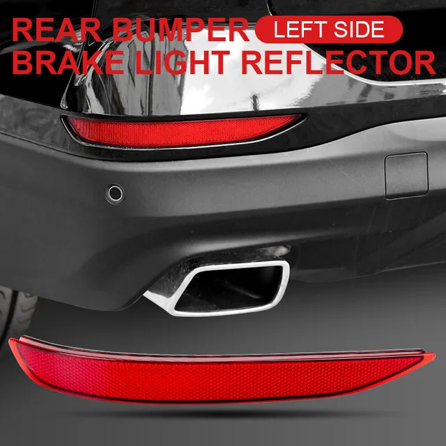 Marcador Trasero Con Reflector De Parachoques, Rojo, Adverte | Cuotas