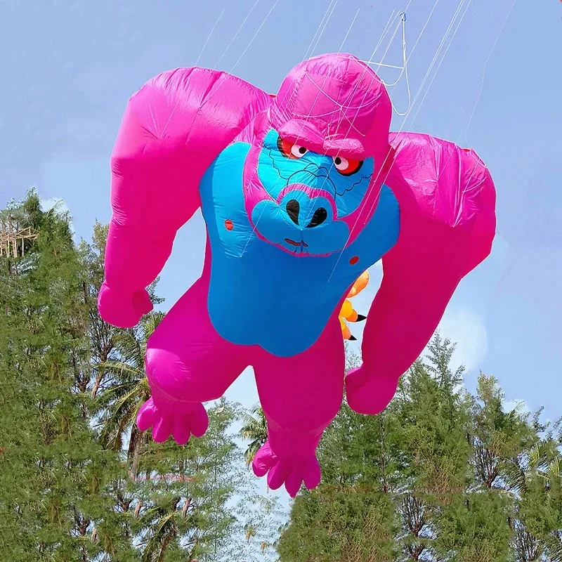 

Free shipping giant 7m gorilla kite line laundry soft inflatable pendant show kite outdoor toys octopus kite soft kite new kite