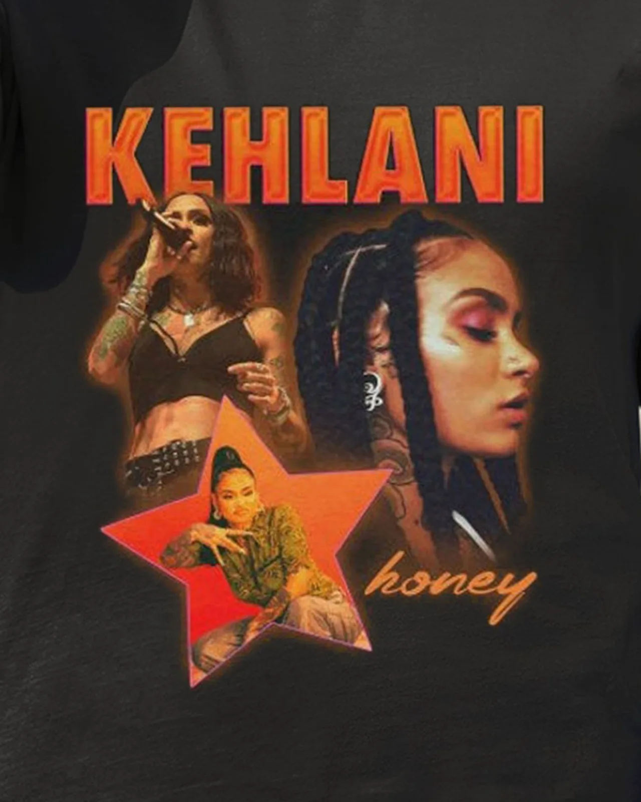 

Винтажная Футболка Kehlani с коротким рукавом, осень