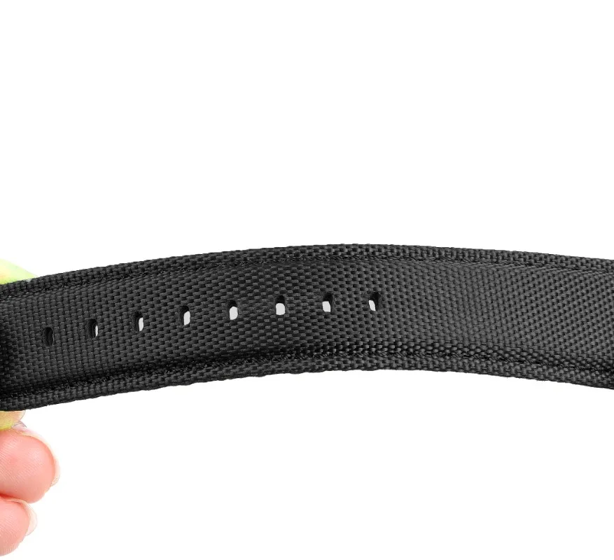 Nylon Canvas Leather Quick Release Sport Watch Band - Seven Colors