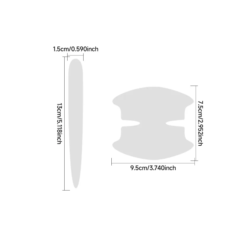 8Pcs Car Door Bowl Anti-Scratch Stickers 6